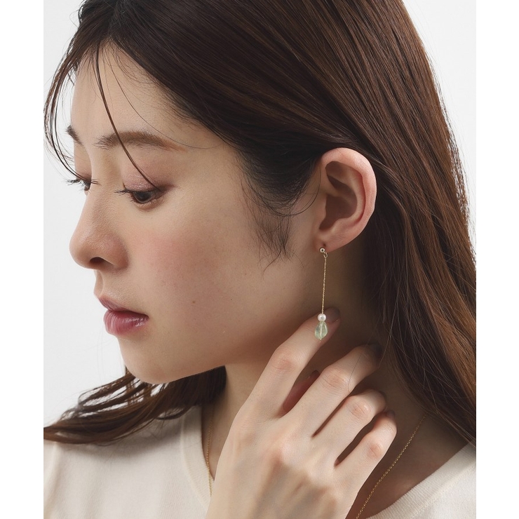 天然石フェイクパールピアス【日本製】 | grove | 詳細画像5 