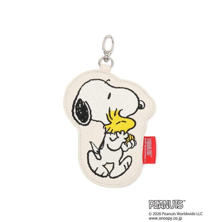 ホワイト(102) | 【PEANUTS】カードポーチチャーム | grove
