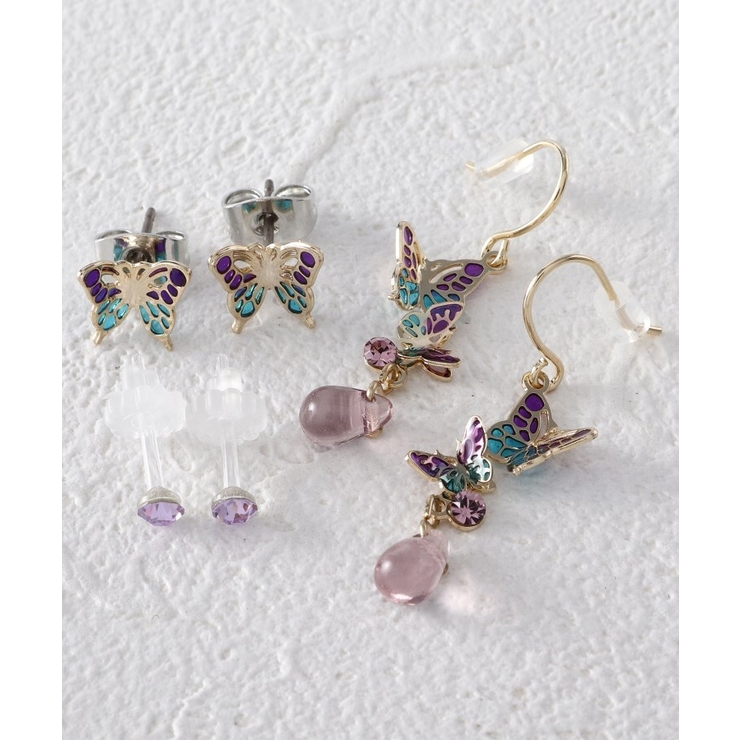 蝶 Times 蝶しずくセットピアス 品番 Wrdw Its Demo イッツデモ のレディースファッション通販 Shoplist ショップリスト