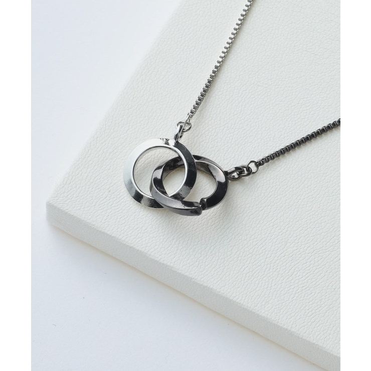 ブラック(519) | ダブルリングネックレス | tk.TAKEO KIKUCHI