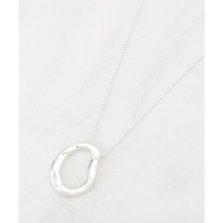 シルバー(006) | つやなしオープンループネックレス | SHOO・LA・RUE