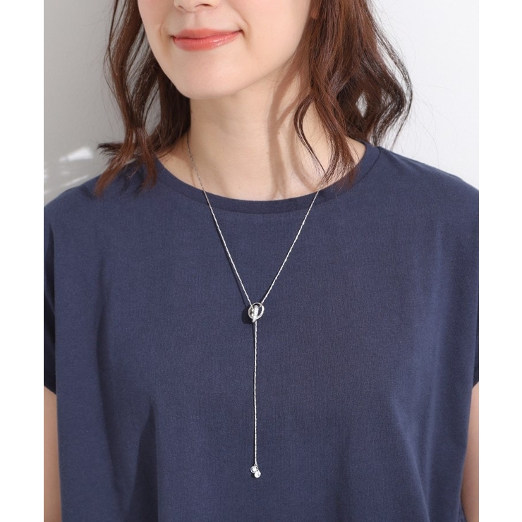 【2WAY】リング＆クリアドロップネックレス | SHOO・LA・RUE | 詳細画像8 