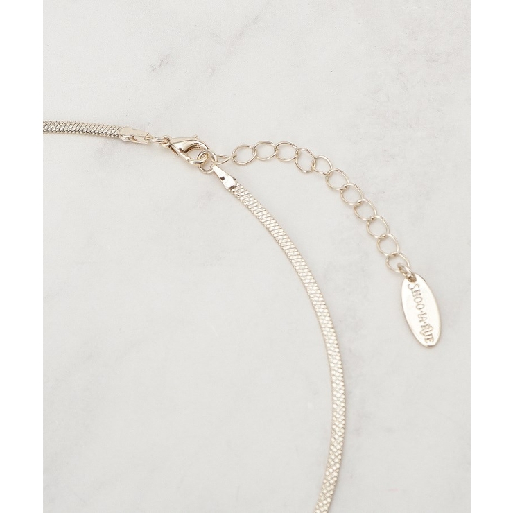 ミニトリプルリングスネークショートネックレス | SHOO・LA・RUE | 詳細画像4 