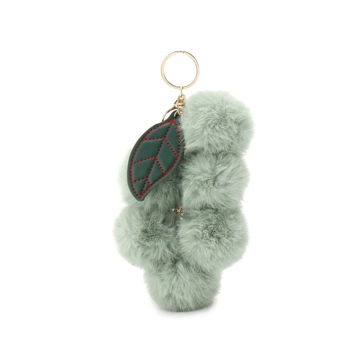 ミントグリーン(021) | フェイクファーブドウチャーム | SHOO・LA・RUE