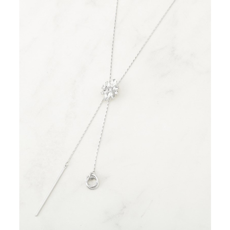 キラキラループタイネックレス | SHOO・LA・RUE | 詳細画像2 