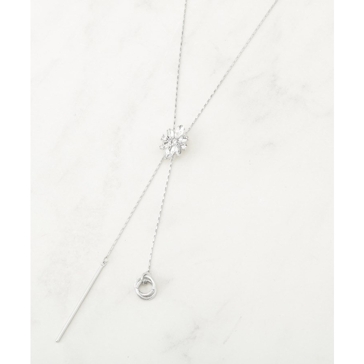 シルバー(006) | キラキラループタイネックレス | SHOO・LA・RUE