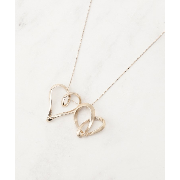 ゴールド(007) | Wハートネックレス | SHOO・LA・RUE
