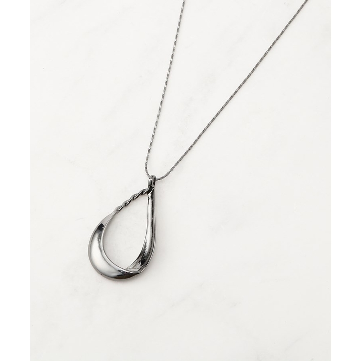 ブラック(019) | フェイクスエードドロップネックレス | SHOO・LA・RUE