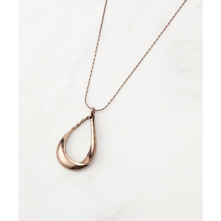 ブラウン(043) | フェイクスエードドロップネックレス | SHOO・LA・RUE