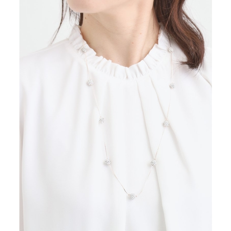 【セレモニー】とばしパヴェネックレス | SHOO・LA・RUE | 詳細画像5 