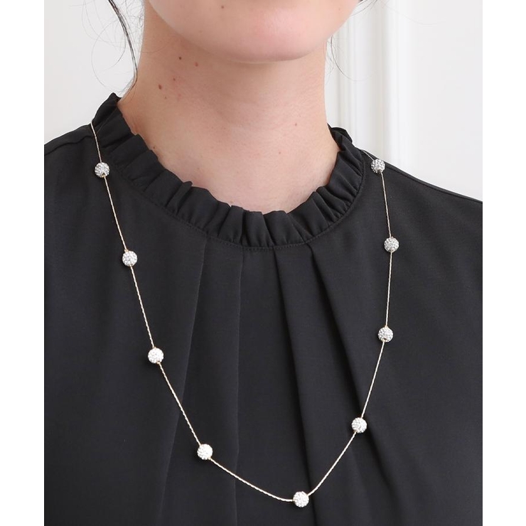 【セレモニー】とばしパヴェネックレス | SHOO・LA・RUE | 詳細画像7 