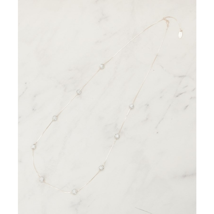 ピンクゴールド(005) | 【セレモニー】とばしパヴェネックレス | SHOO・LA・RUE