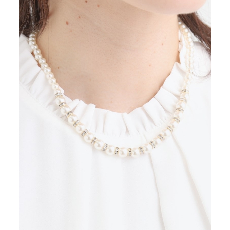 【セレモニー】ロンデルマグネットネックレス | SHOO・LA・RUE | 詳細画像5 