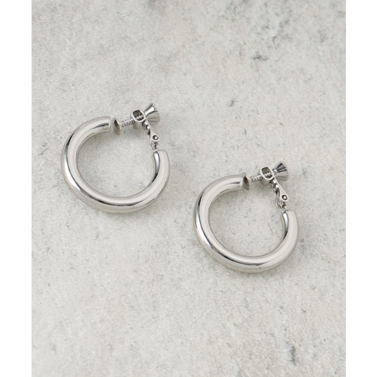 シルバー(006) | メタルリングイヤリング | OPAQUE.CLIP