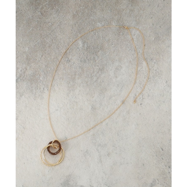 トリプルリングネックレス | OPAQUE.CLIP | 詳細画像3 