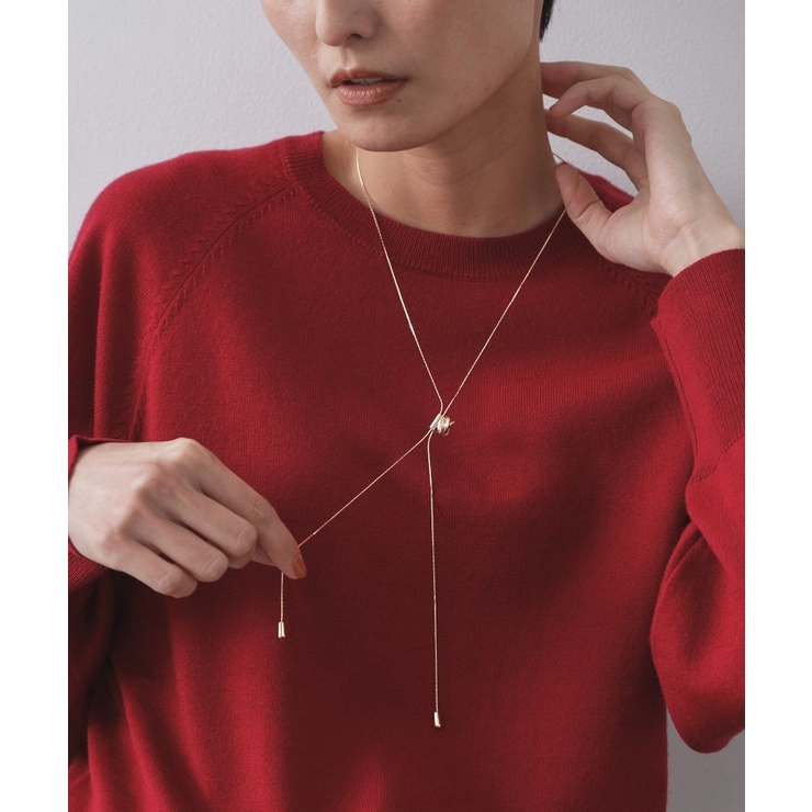 うずまきメタルスライドネックレス | OPAQUE.CLIP | 詳細画像1 