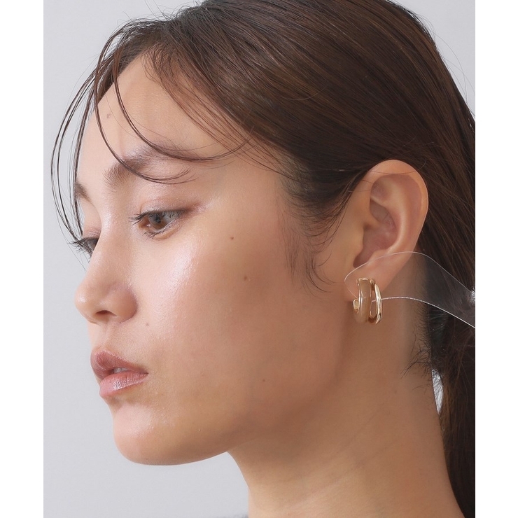 エポ×メタル2連ピアス | OPAQUE.CLIP | 詳細画像5 