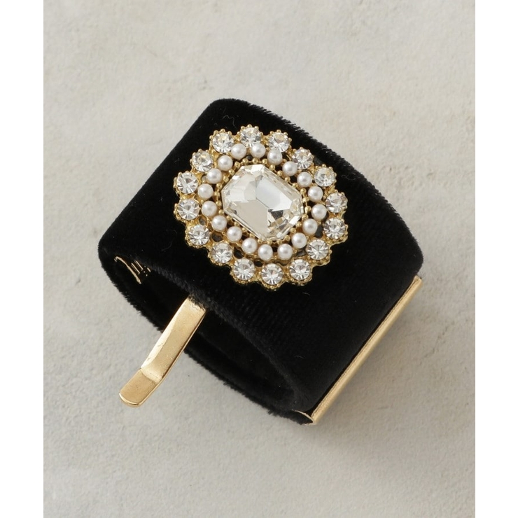 ビジュー付きベロアカフ | OPAQUE.CLIP | 詳細画像2 