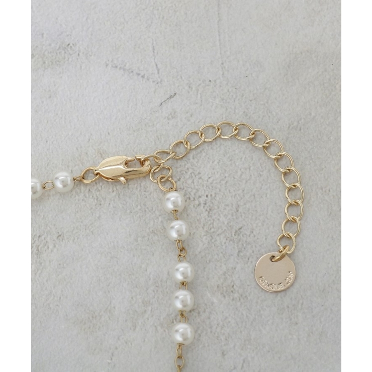 【2SET】2連フェイクパールチェーンネックレス | OPAQUE.CLIP | 詳細画像5 