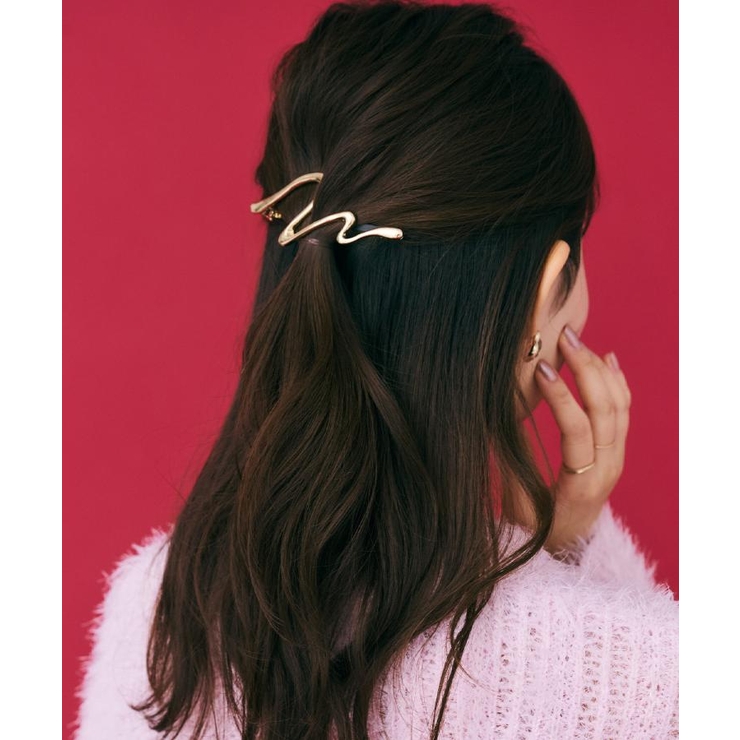 ニュアンスデザイン メタルバレッタ | OPAQUE.CLIP | 詳細画像1 