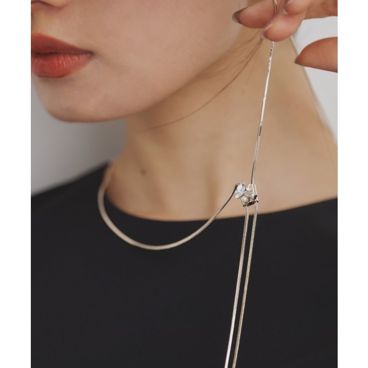 newsweetspot oops ネックレス 長さ調節可能】ビジュースライドネックレス[品番：WRDW0211913