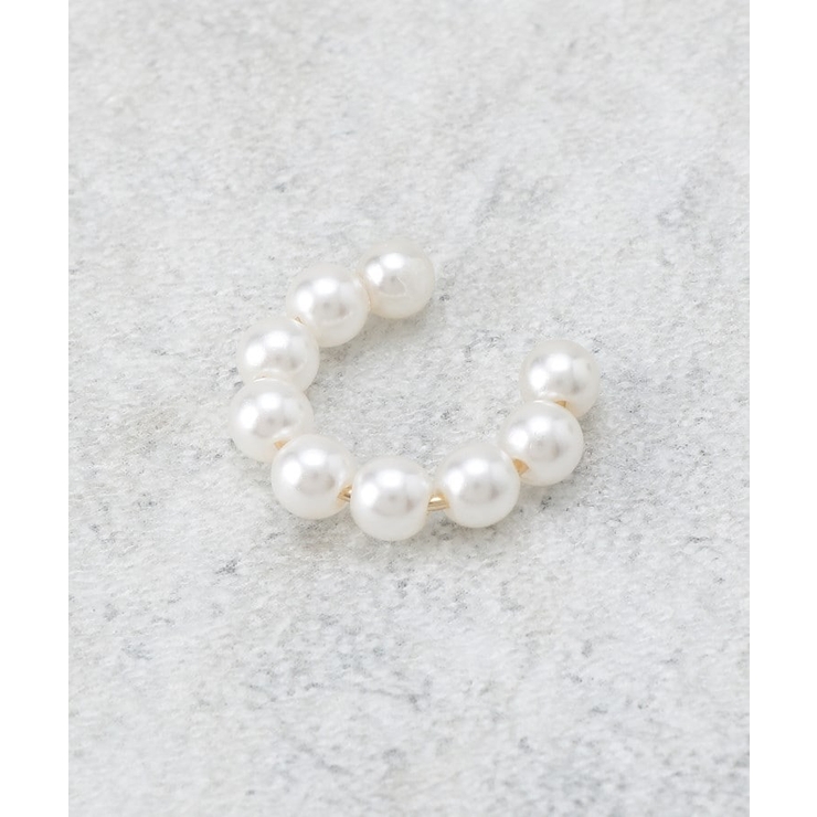 フェイクパール メタル セットイヤーカフ | OPAQUE.CLIP | 詳細画像2 