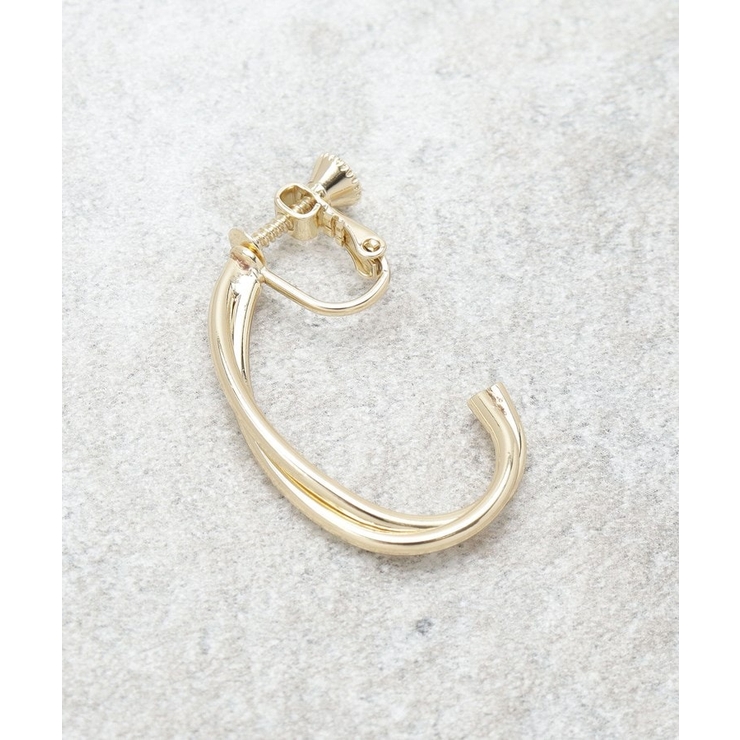 フープ風ビッグメタルイヤリング | OPAQUE.CLIP | 詳細画像3 