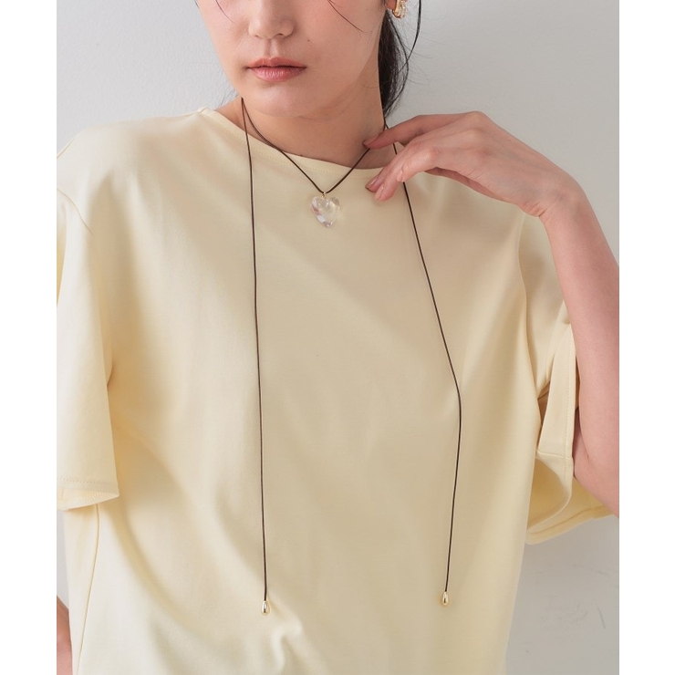 ハートモチーフコードチョーカーネックレス | OPAQUE.CLIP | 詳細画像6 