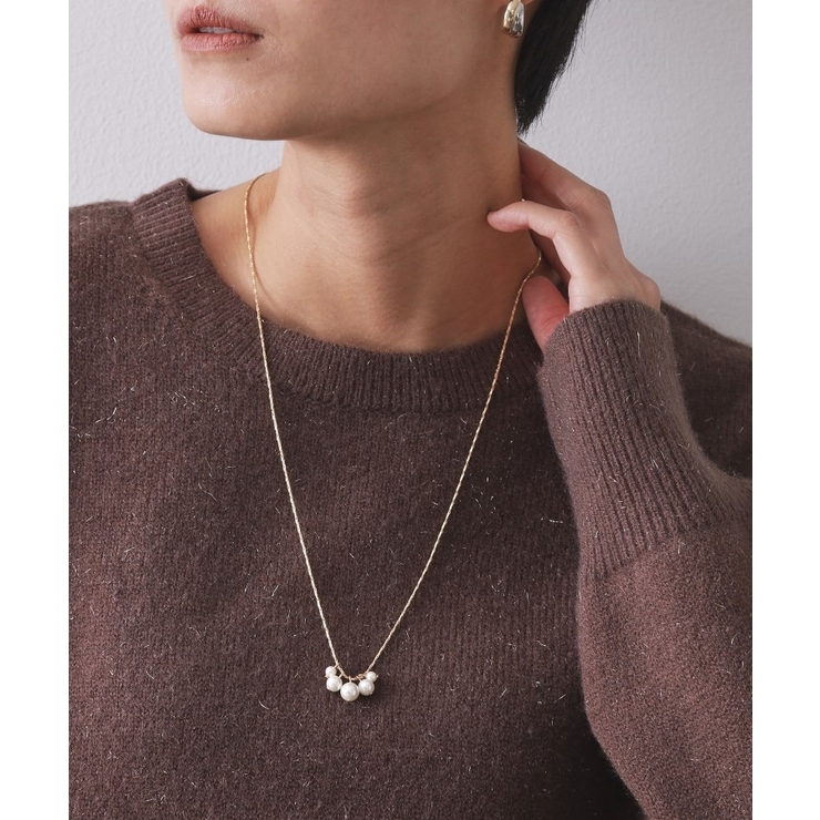 2WAYフェイクパールスライドネックレス | OPAQUE.CLIP | 詳細画像7 