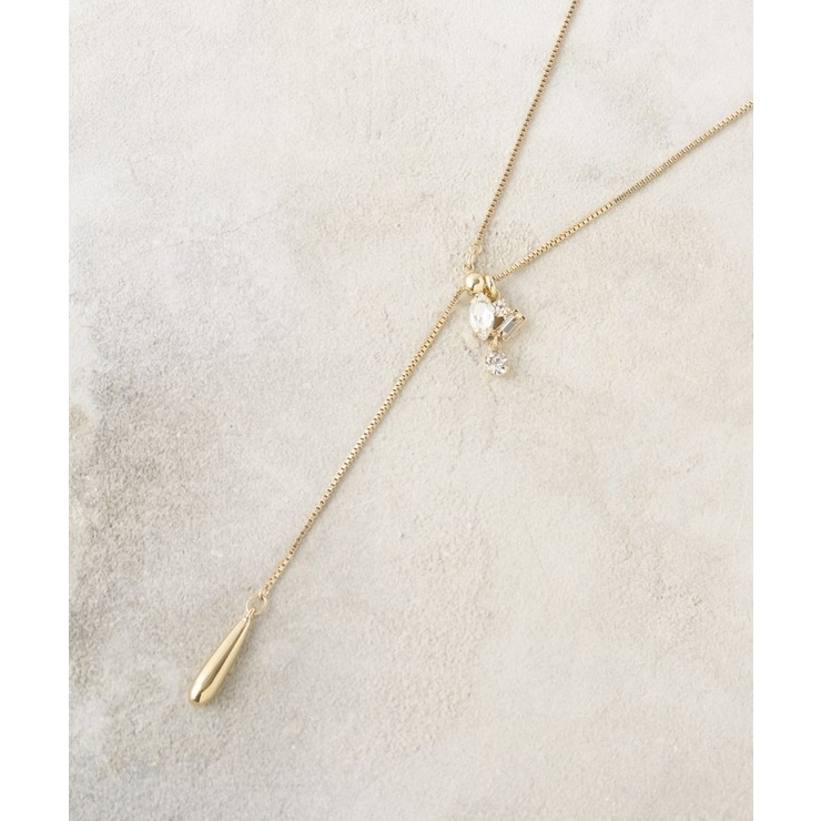 ビジュー付きスライドネックレス | OPAQUE.CLIP | 詳細画像6 