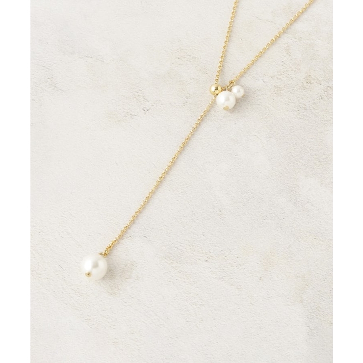 フェイクパールスライドネックレス | OPAQUE.CLIP | 詳細画像3 