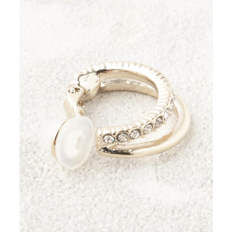 ダブルビジューイヤリング | OPAQUE.CLIP | 詳細画像3 