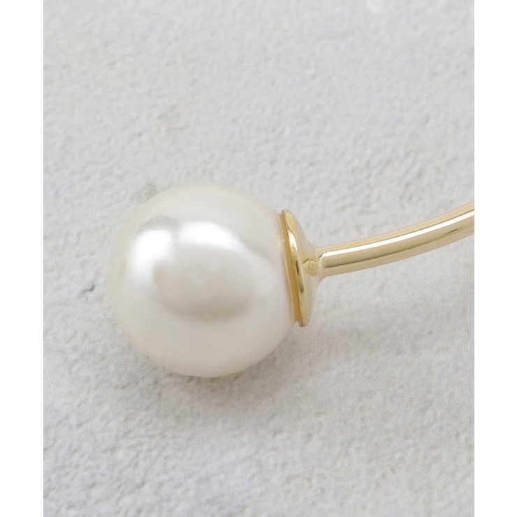 フェイクパールビジュー メタルバングル | OPAQUE.CLIP | 詳細画像4 