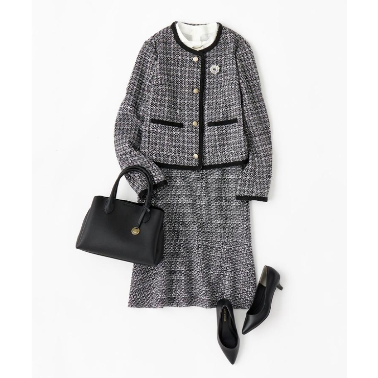 フェイクパール×ビジュー ラウンドブローチ | OPAQUE.CLIP | 詳細画像5 