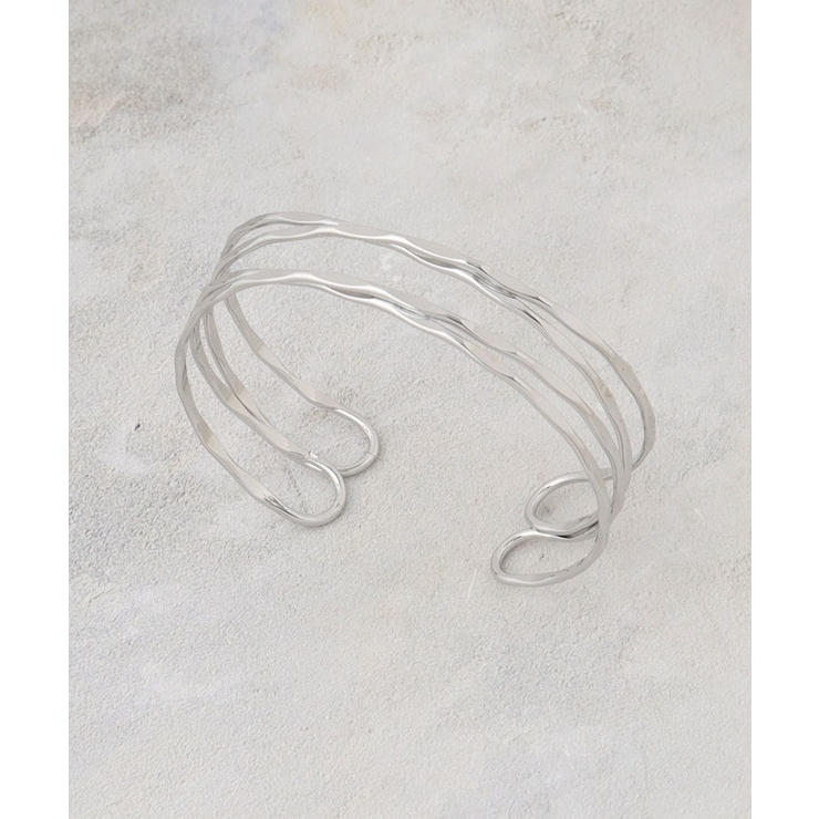 シルバー(006) | クロスメタルバングル | OPAQUE.CLIP