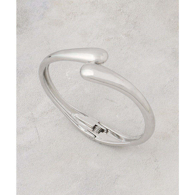 シルバー(006) | ニュアンスカーブメタルバングル | OPAQUE.CLIP