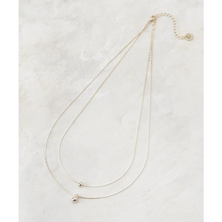 しずく2連ネックレス | OPAQUE.CLIP | 詳細画像2 