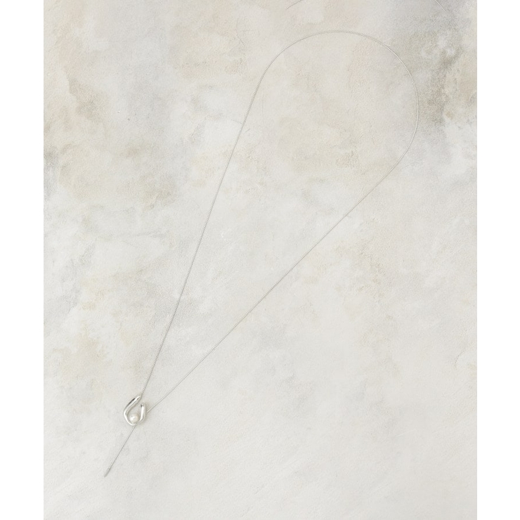 U字メタル×フェイクパール ロングスライドネックレス | OPAQUE.CLIP | 詳細画像3 