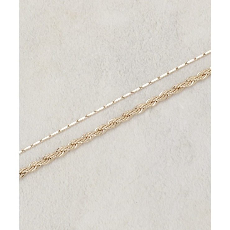 細チェーン2連ネックレス | OPAQUE.CLIP | 詳細画像3 