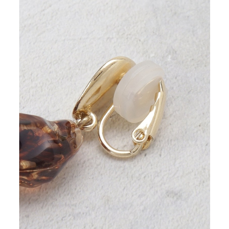 メタル×アクリルビーズ イヤリング | OPAQUE.CLIP | 詳細画像3 