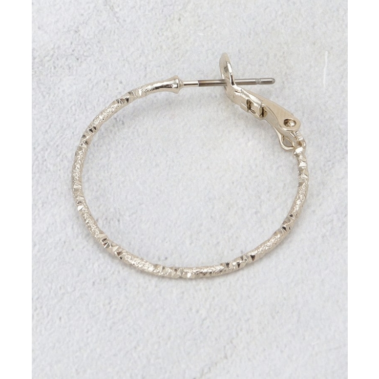 表面デザイン フープピアス | OPAQUE.CLIP | 詳細画像2 