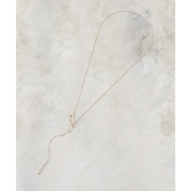 ニュアンスリボン スライドネックレス | OPAQUE.CLIP | 詳細画像3 