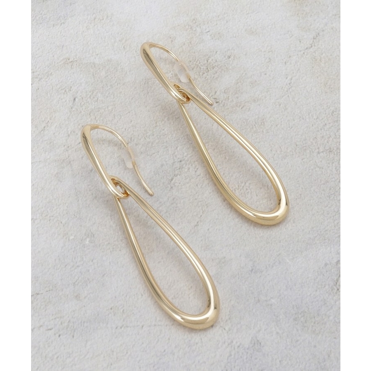 ゴールド(007) | メタルロングドロップピアス | OPAQUE.CLIP