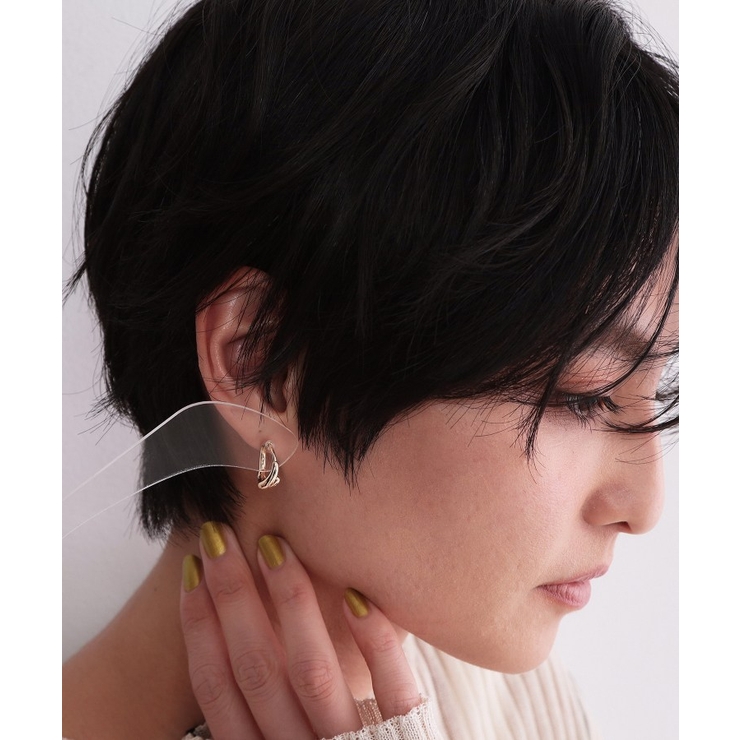 ニュアンスデザイン メタルピアス | OPAQUE.CLIP | 詳細画像5 