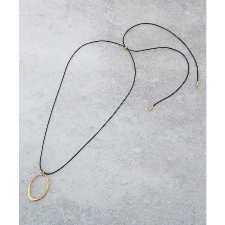 オーバルモチーフコードネックレス | Dessin | 詳細画像2 