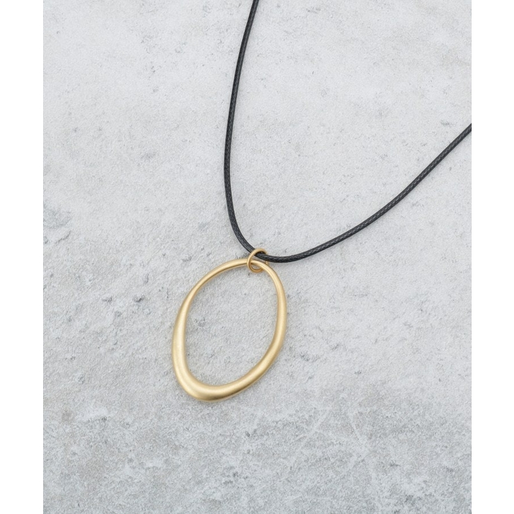 オーバルモチーフコードネックレス | Dessin | 詳細画像3 