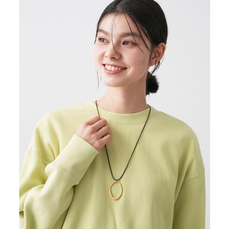 オーバルモチーフコードネックレス | Dessin | 詳細画像1 