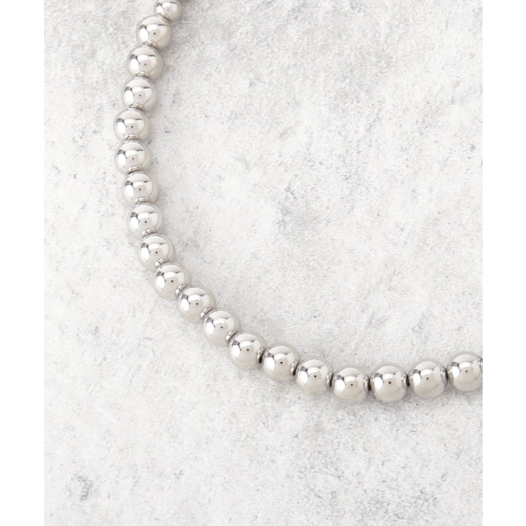 シルバービーズショートネックレス | Dessin | 詳細画像3 