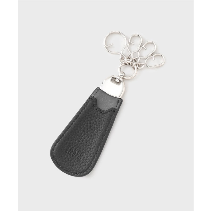 ブラック(019) | ソフトシュリンクレザー シューホーン&キーホルダー | TAKEO KIKUCHI