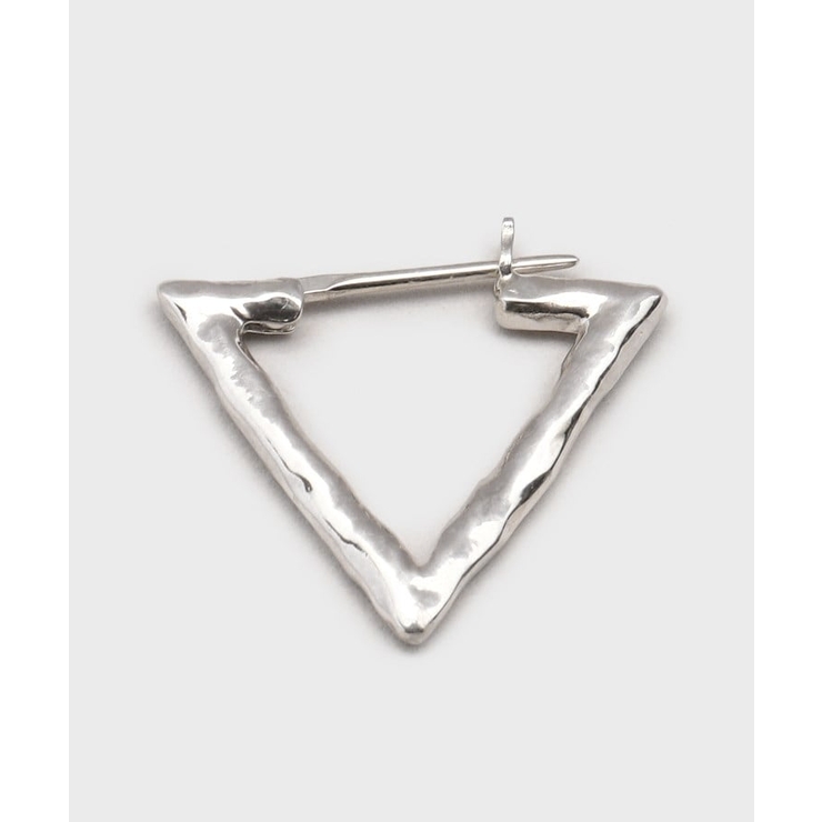 【MADE IN JAPAN】トライアングルフープシルバーピアス | TAKEO KIKUCHI | 詳細画像3 
